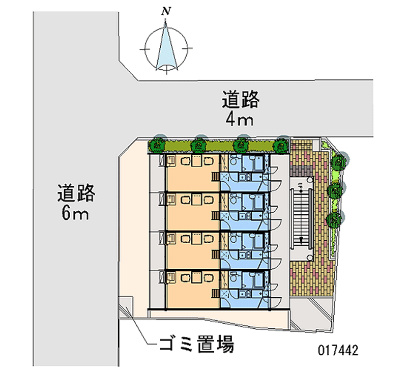 レオパレス南光 区画図