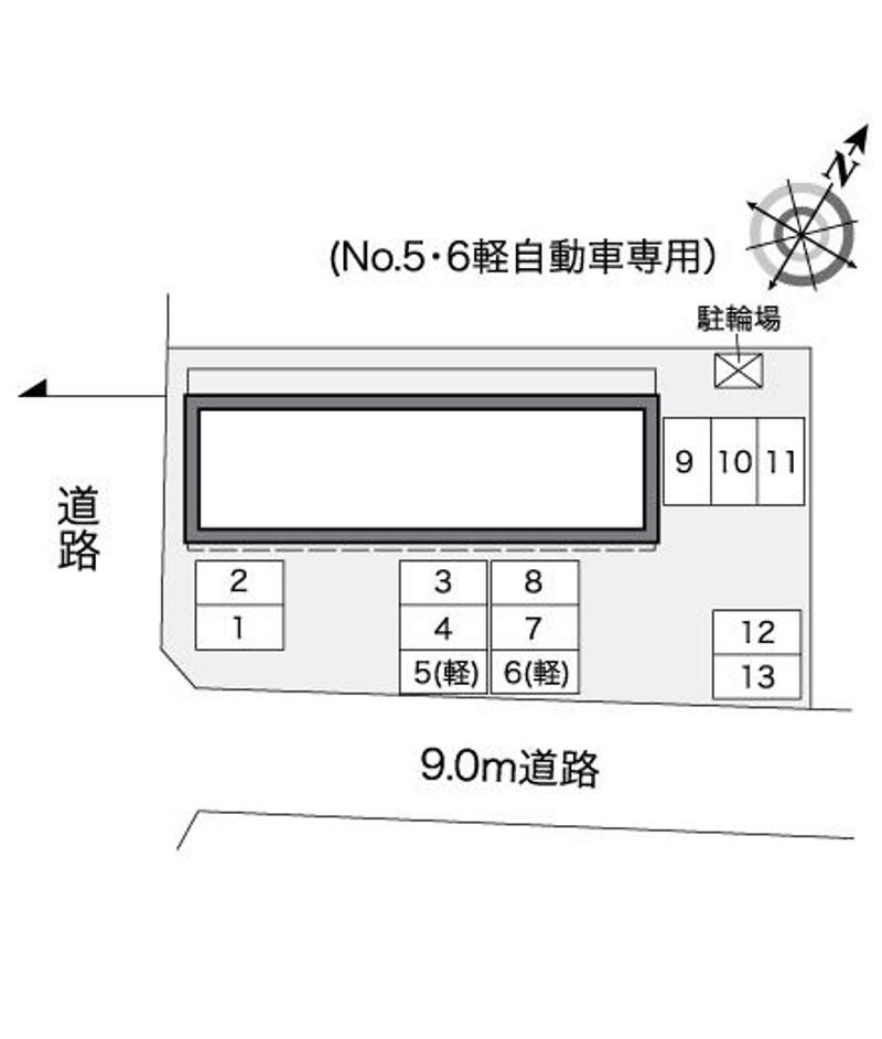 レオパレスマーチ 配置図