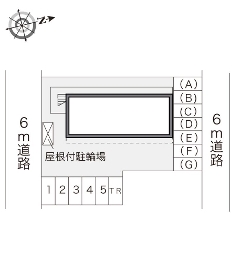 レオパレス神山 配置図