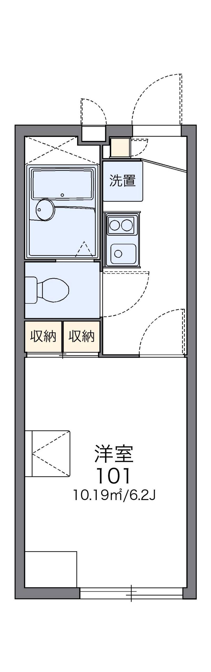 レオパレスソレイユ 間取図
