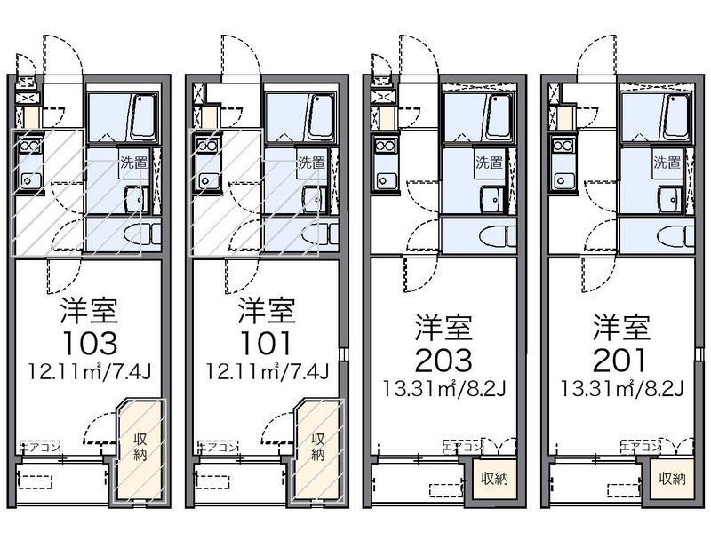 レオネクストラメール 間取図