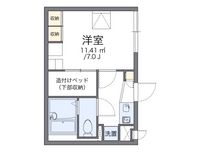 レオパレスドミールブラシェ 間取り図