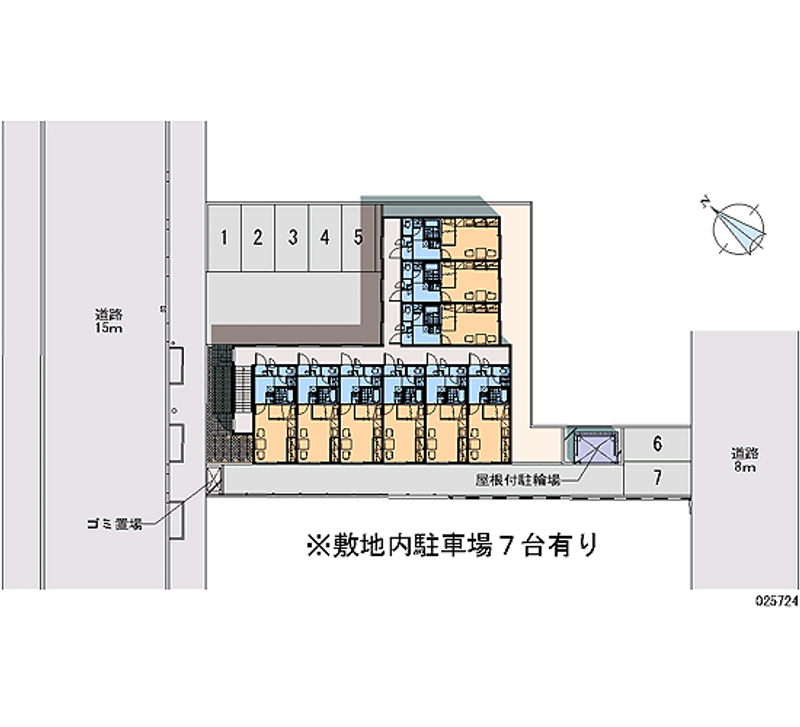 レオパレスポールスター 区画図