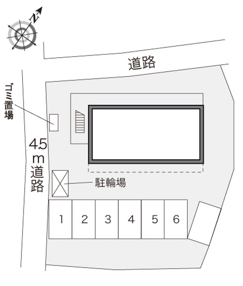 レオパレスＹＭ 配置図