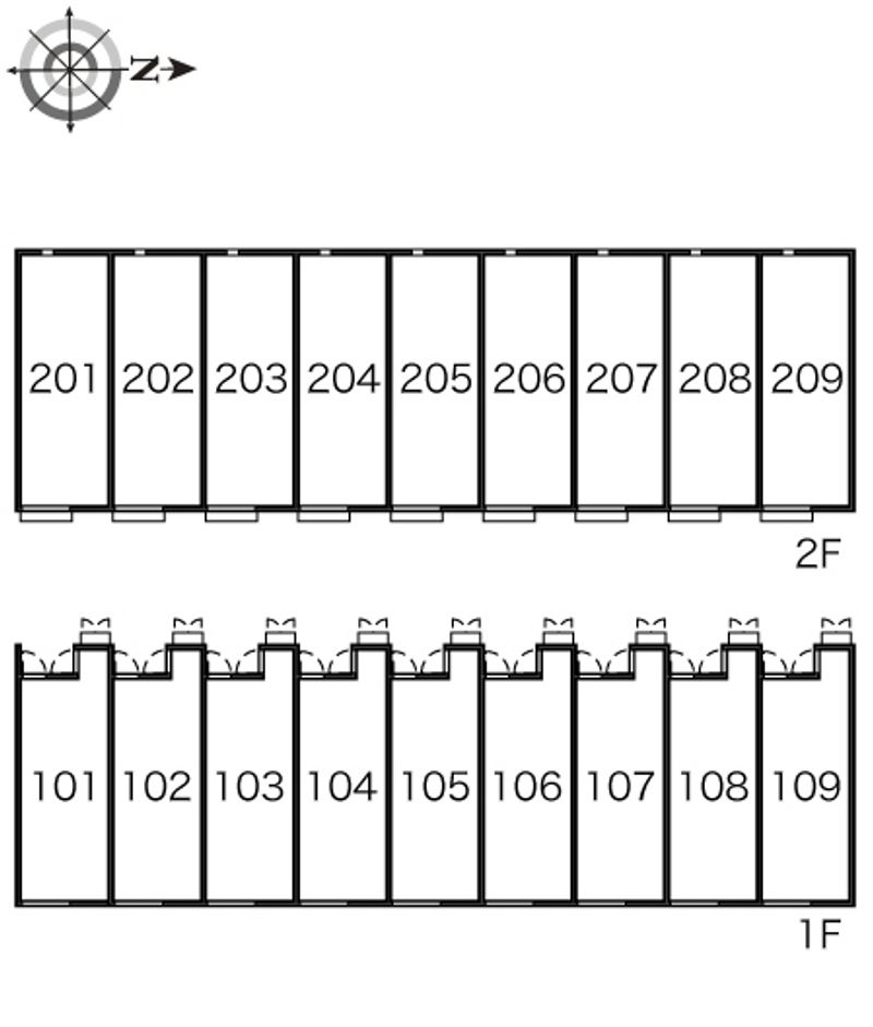 レオネクストグロワール 間取配置図