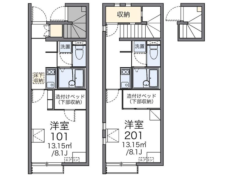 レオネクストフキ 間取図