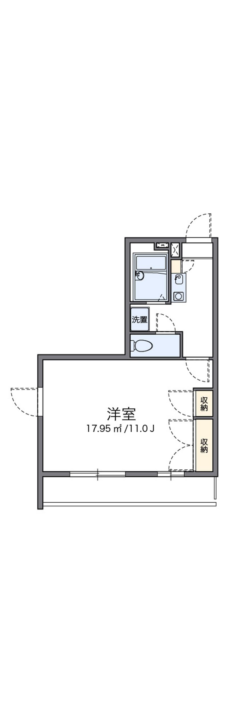 レオパレス神西 間取図