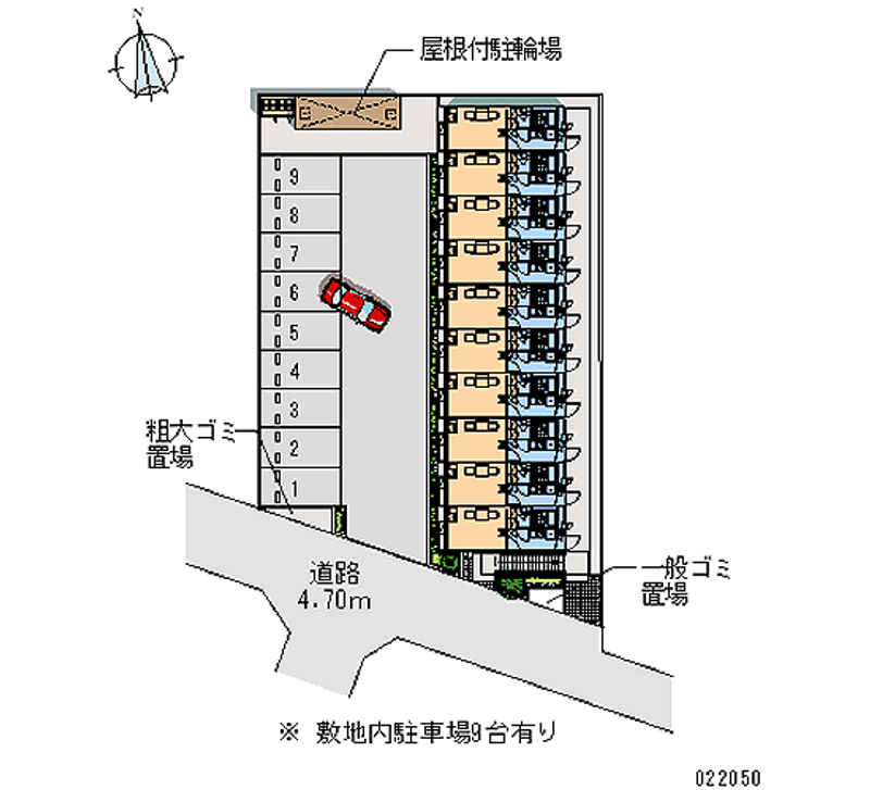 22050 Monthly parking lot