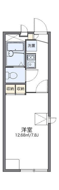 レオパレス三田ウチダ４号館 間取り図