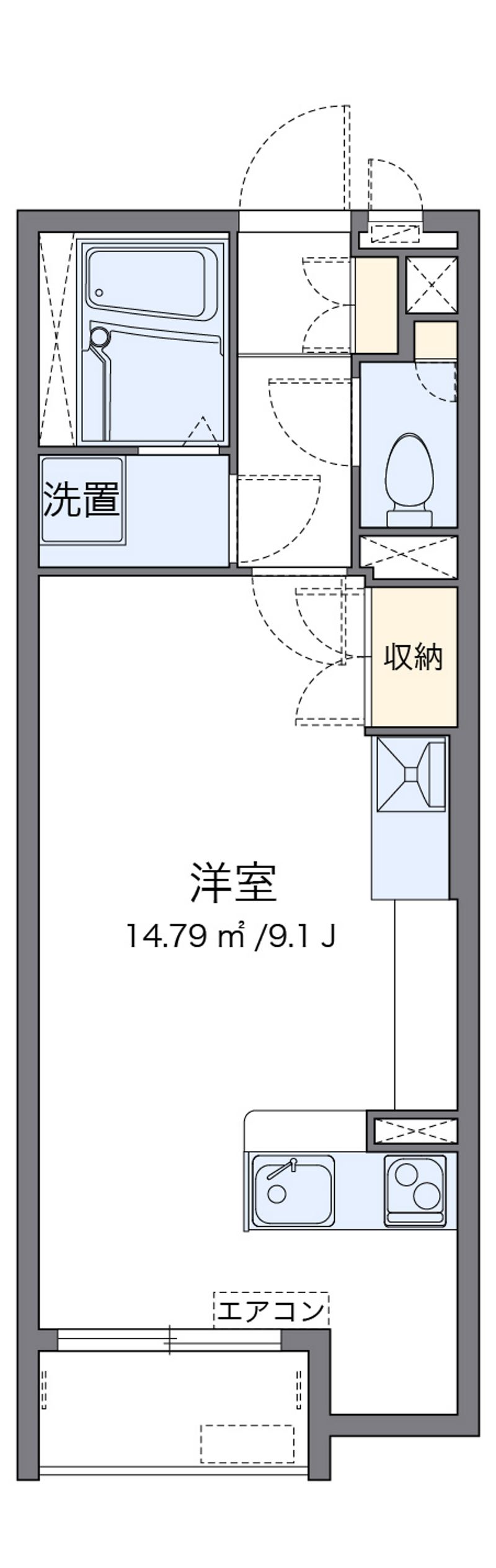 ミランダ山根Ⅳ 間取図