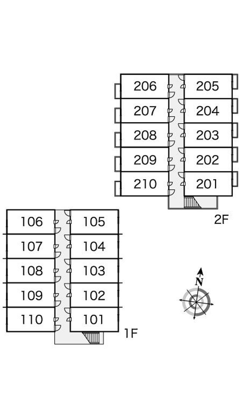 レオパレスアプレセーズ 間取り配置図