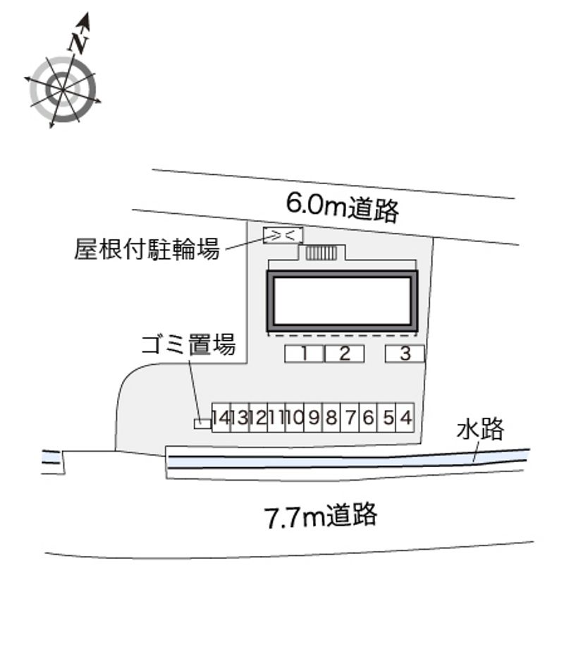 レオパレスアズサ 配置図