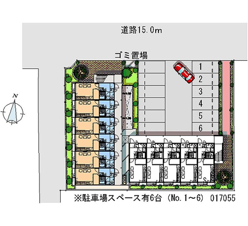 17055 Monthly parking lot