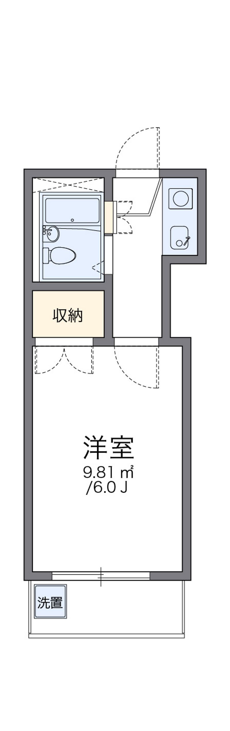 レオパレス加古川第７ 間取図