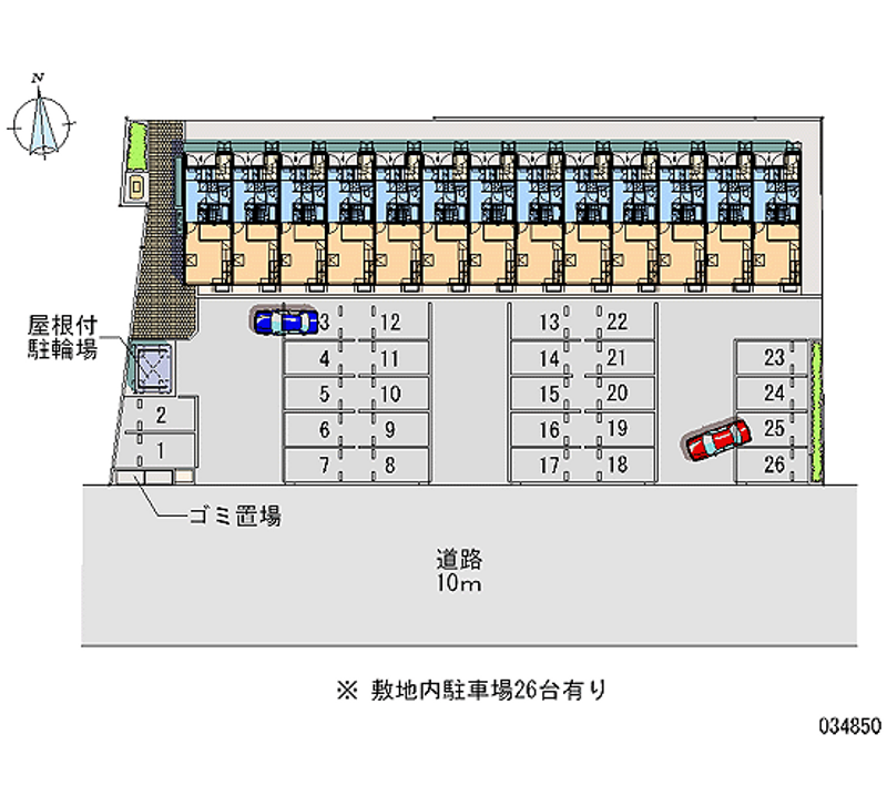 レオパレス東館 区画図