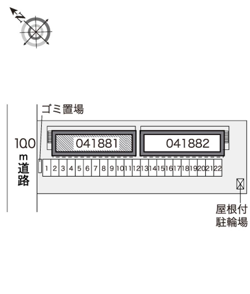 レオパレスエクセランⅠ 駐車場