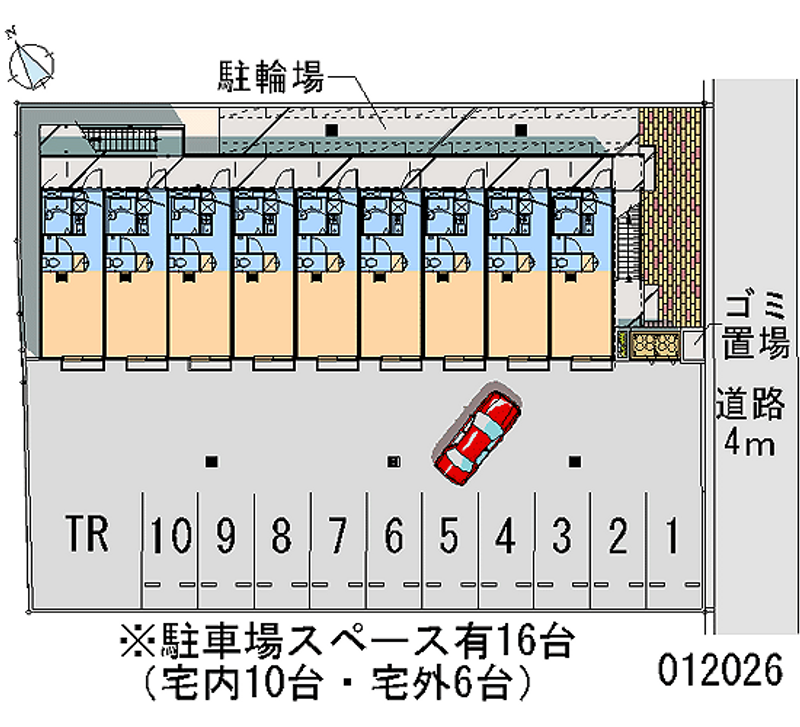 12026 Monthly parking lot