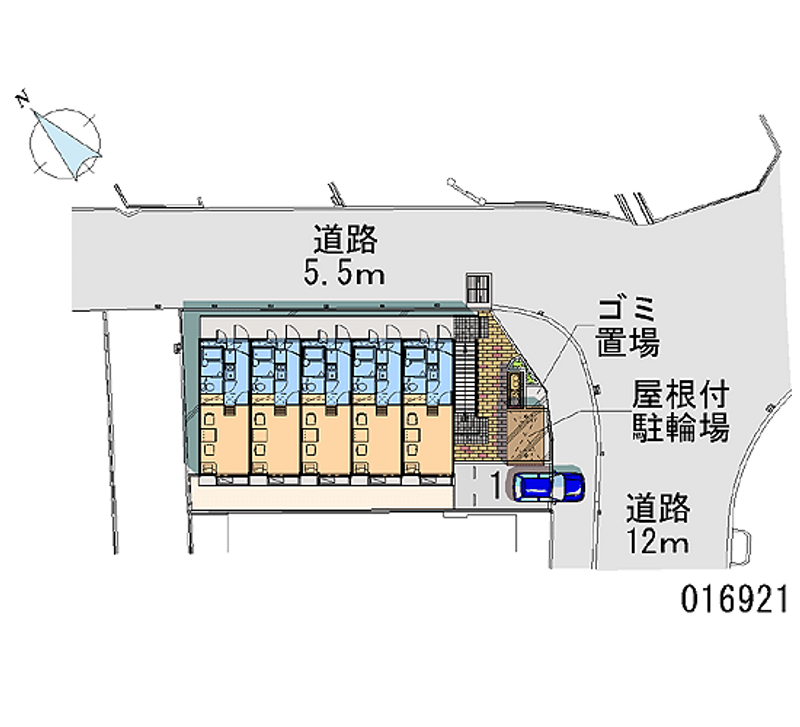 レオパレス寿 月極駐車場