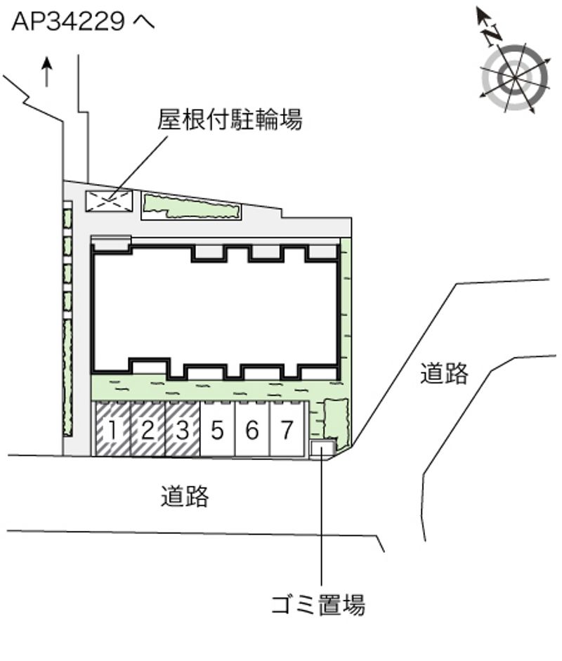 レオネクストオーキッド西部 配置図