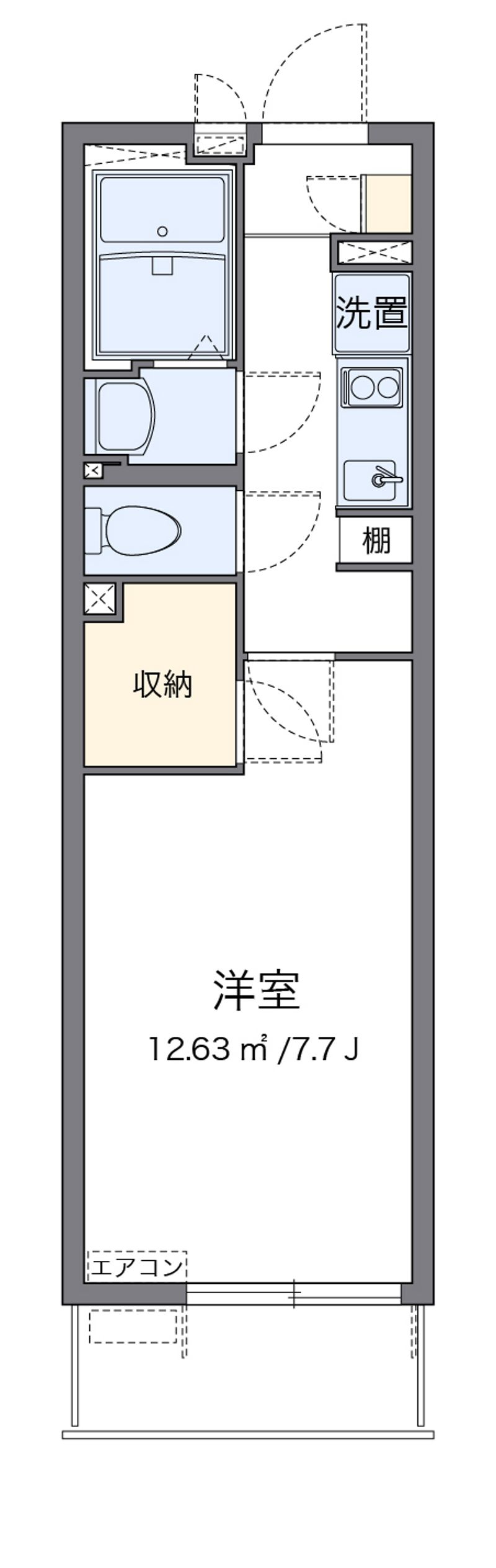 クレイノサニープレイス宮前平Ｌ 間取図