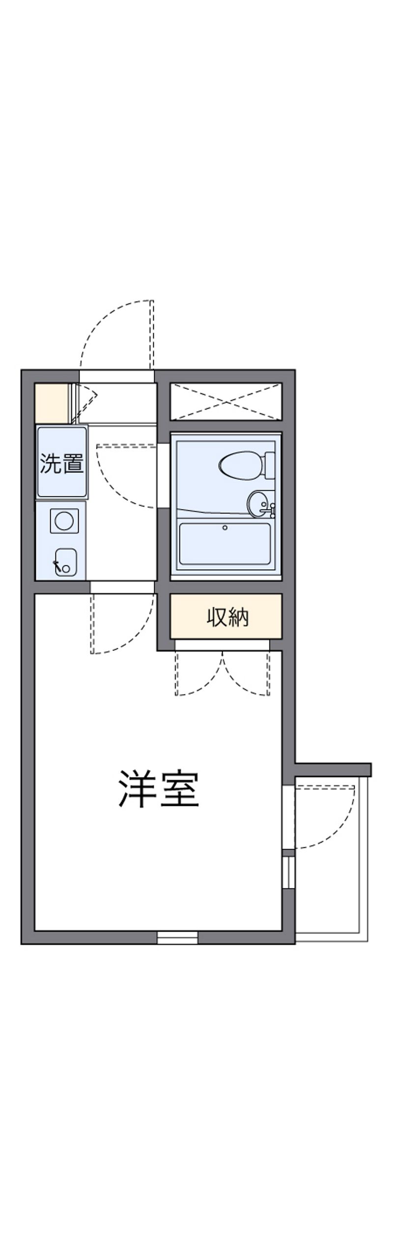 レオパレスＲＸ山科 間取図