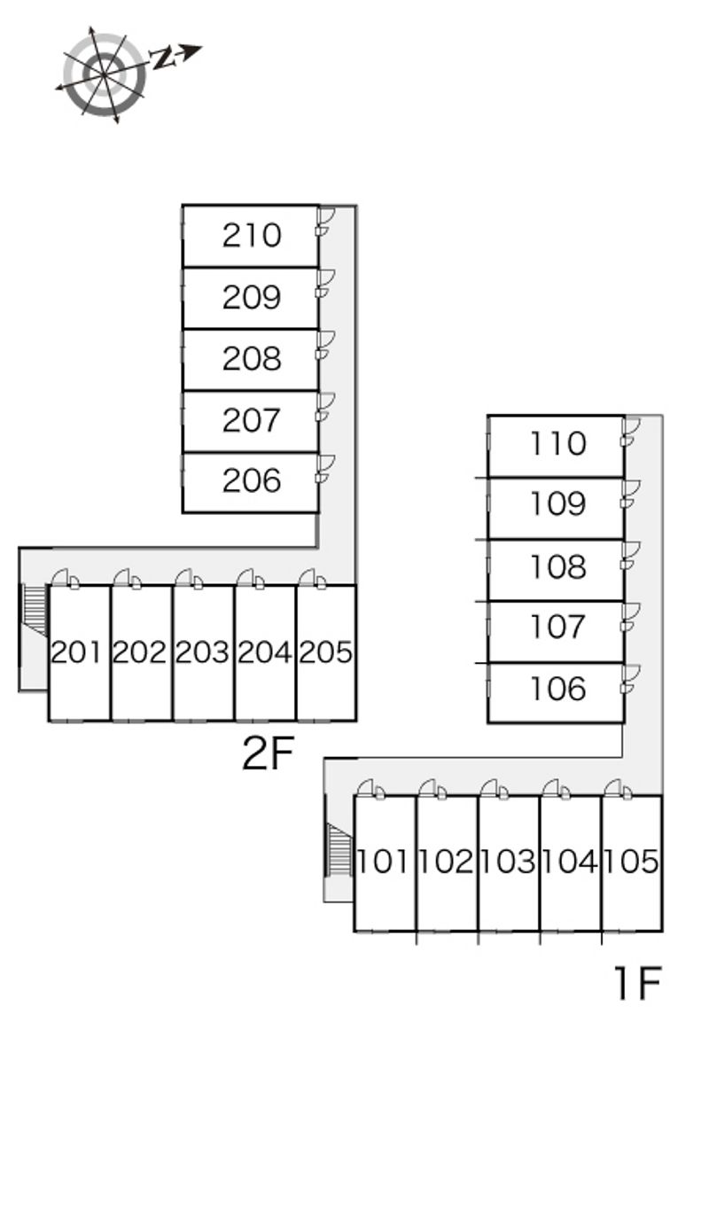 レオパレス吉小路 間取配置図