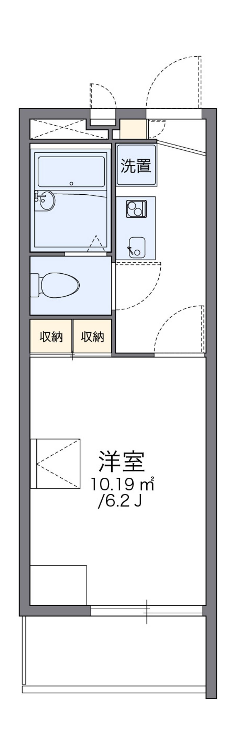 レオパレス異人館 間取り