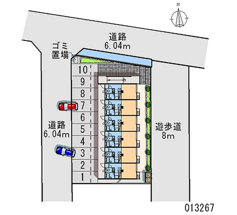 13267 bãi đậu xe hàng tháng