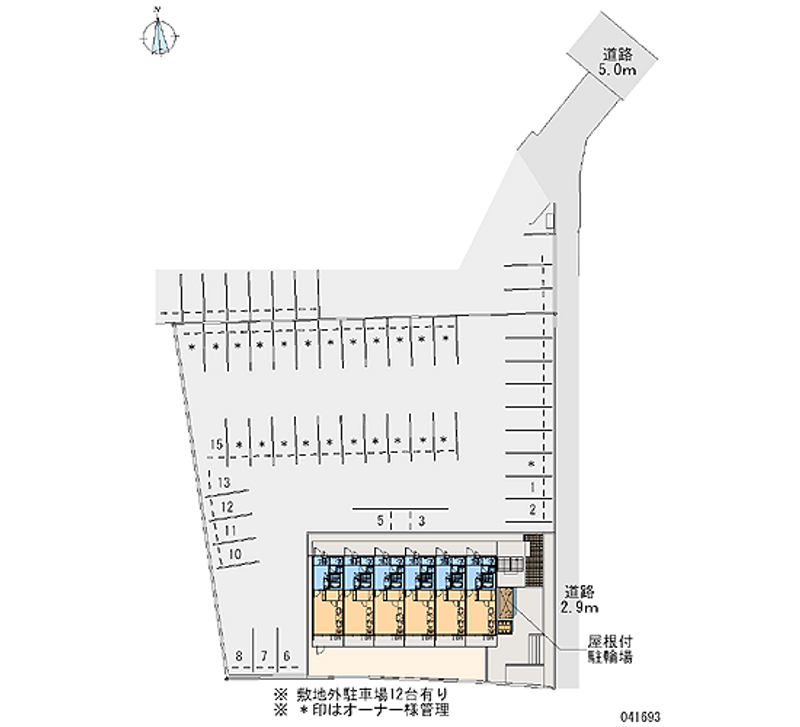 41693 Monthly parking lot