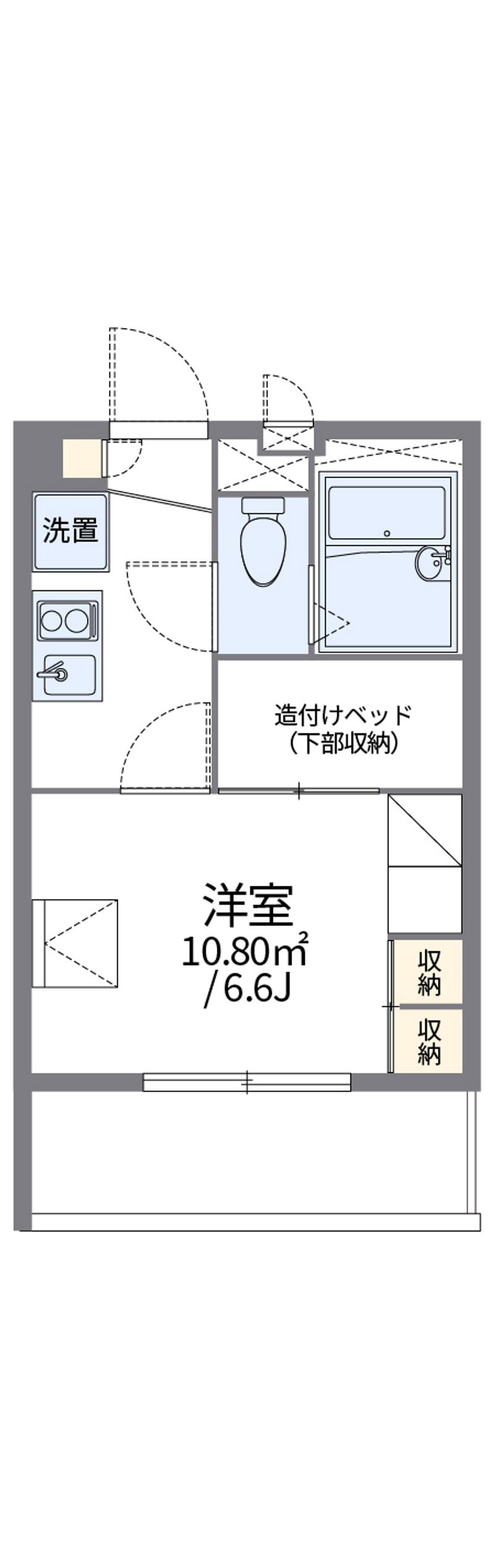 レオパレスＭ　Ｏ 間取図