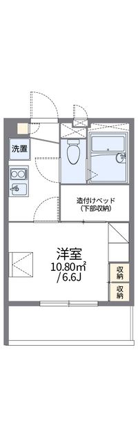 レオパレスＭ　Ｏ 間取り図