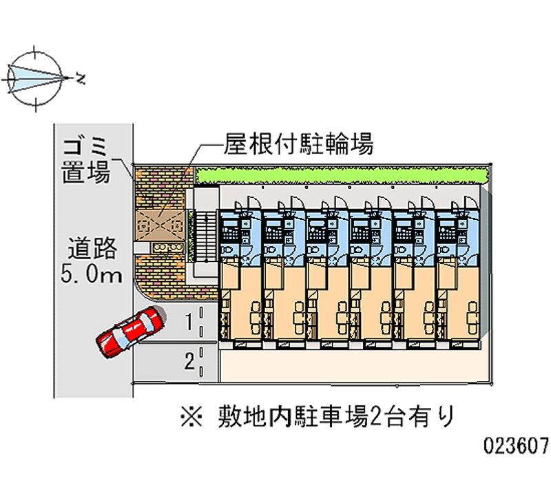 23607 Monthly parking lot