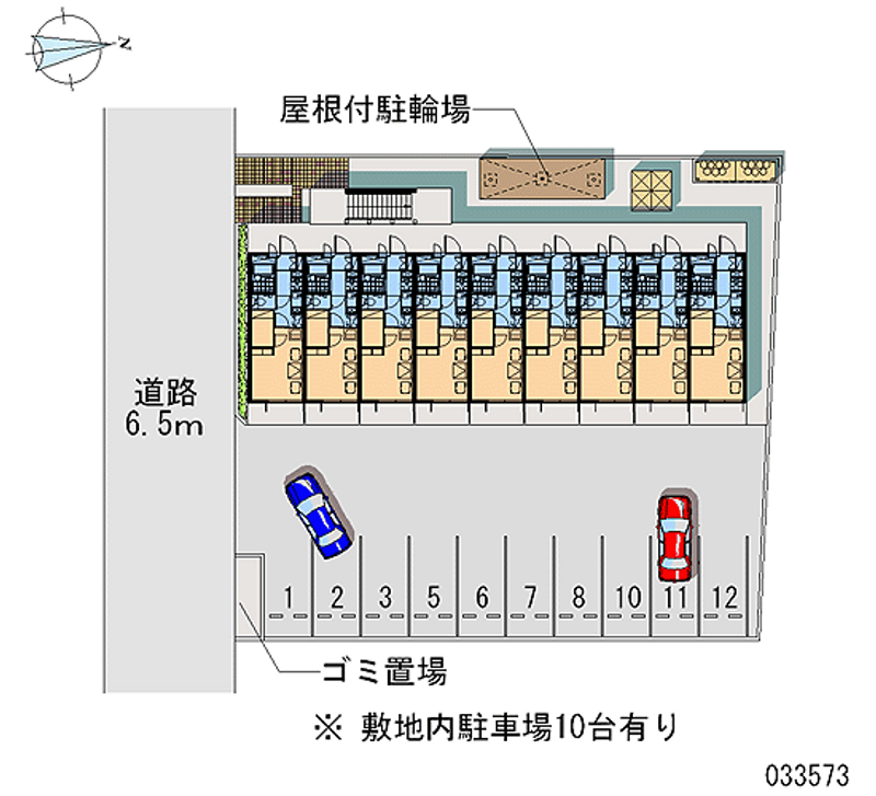 レオパレス砂田橋 月極駐車場