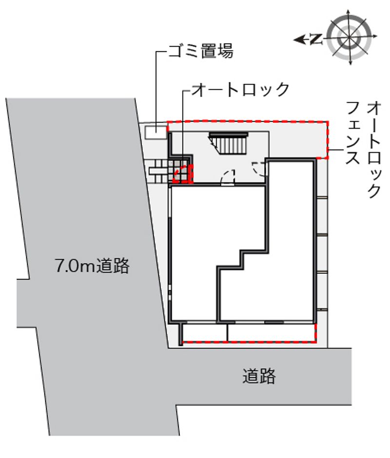 クレイノカーサ学芸大学 配置図