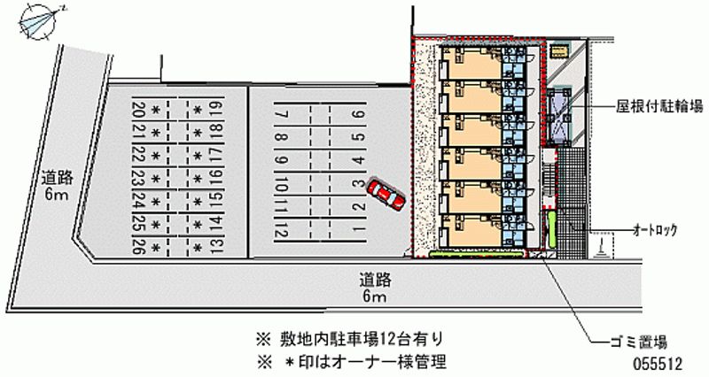 55512 Monthly parking lot