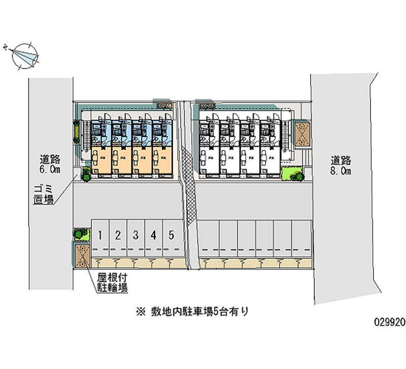 レオパレス湘南山手館Ａ 月極駐車場