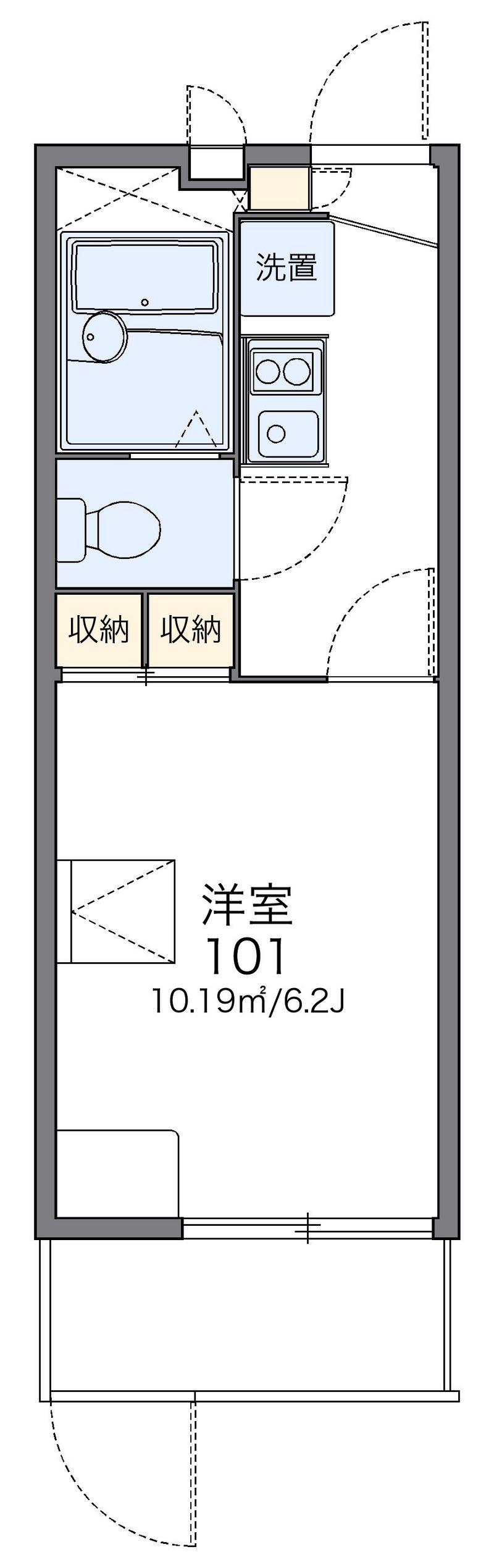 レオパレスＰｏｗｅｒ　Ｌｏｖｅ 間取図