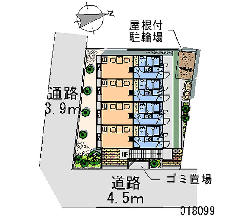 レオパレスいちょう 区画図
