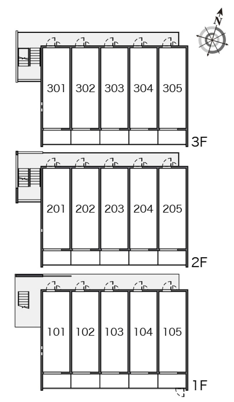 クレイノオルゲント３号 間取配置図