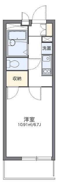 レオパレス万平 間取り図