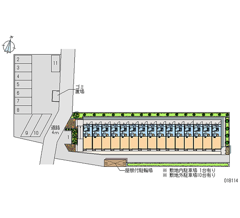 18114 Monthly parking lot