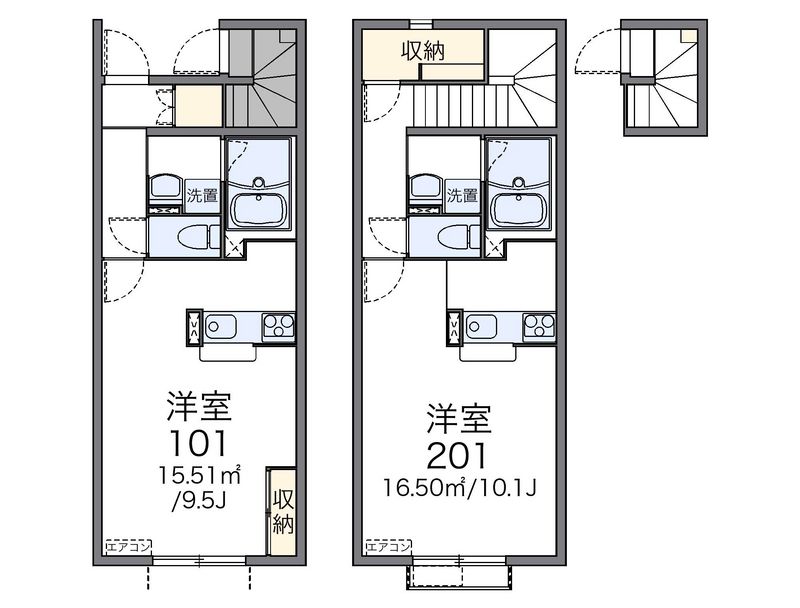 レオネクストＦ＆Ａ 間取図