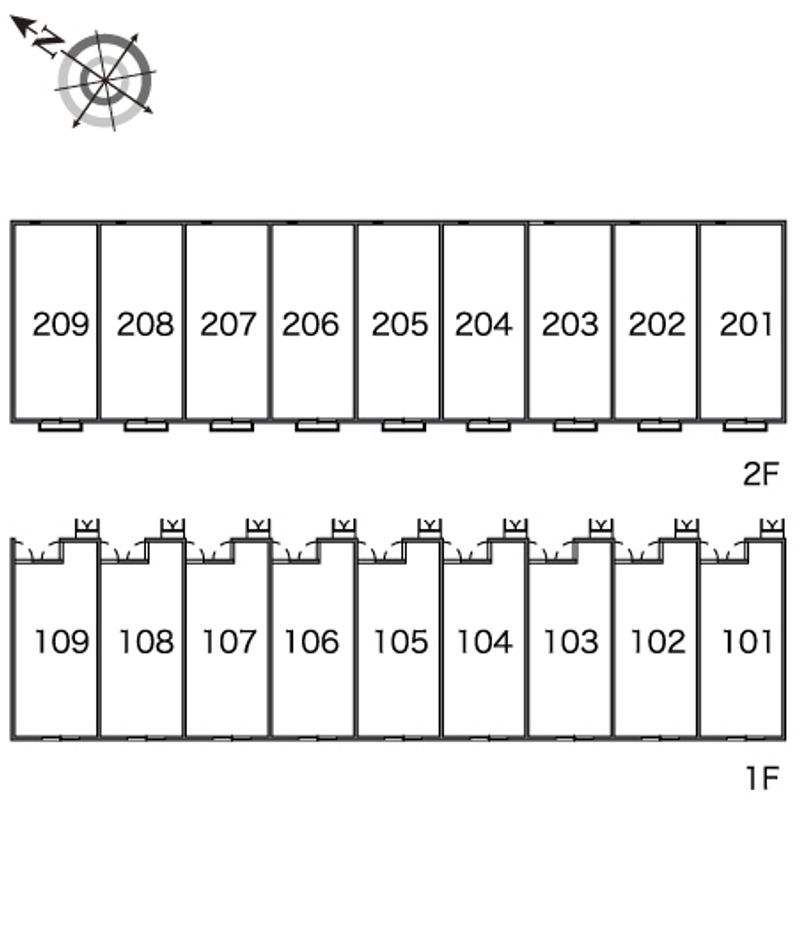 レオネクストメサイア 間取配置図