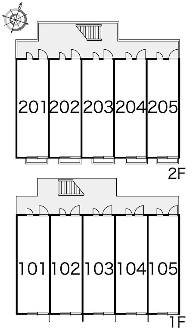 レオパレスメゾン若葉台 間取配置図
