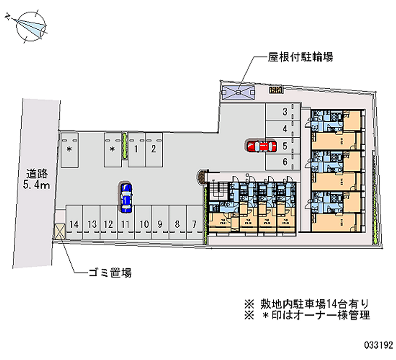 レオパレスドリーム 月極駐車場