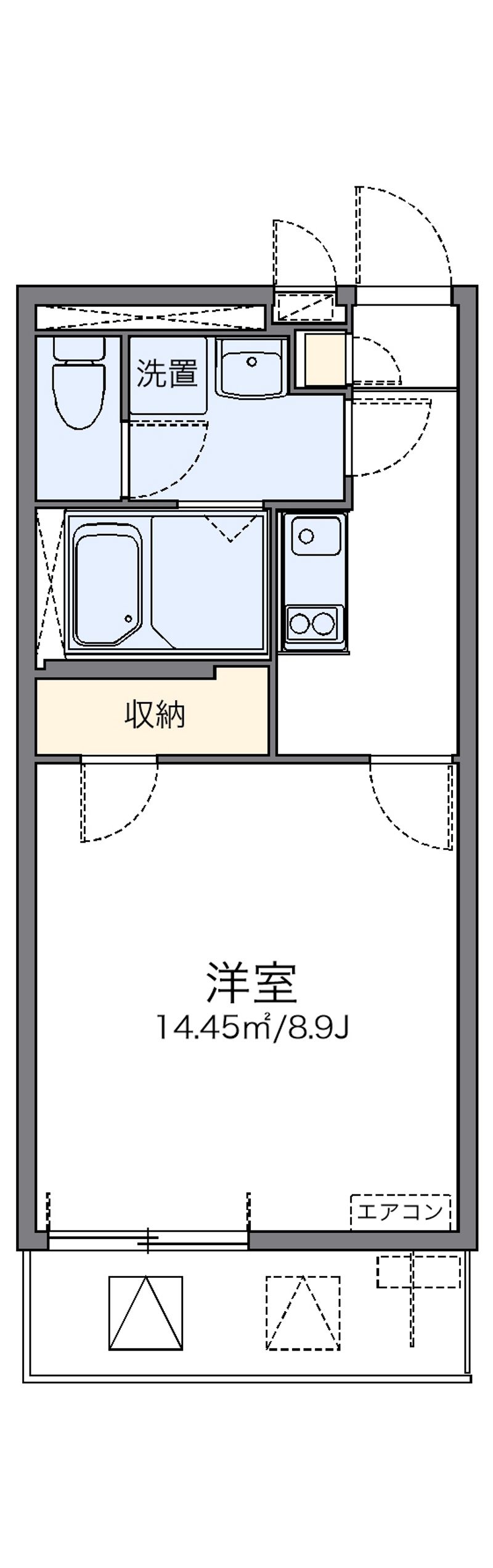 レオネクストフォレスタ 間取図