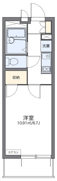 レオパレス新鎌ケ谷ＫＩＹＯＴＡ 間取り図