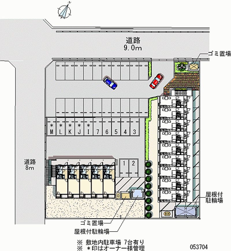 レオネクストグロリアス 月極駐車場