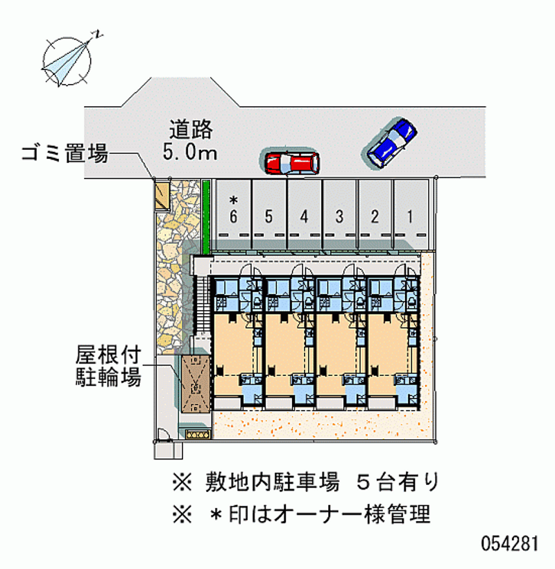 54281月租停車場