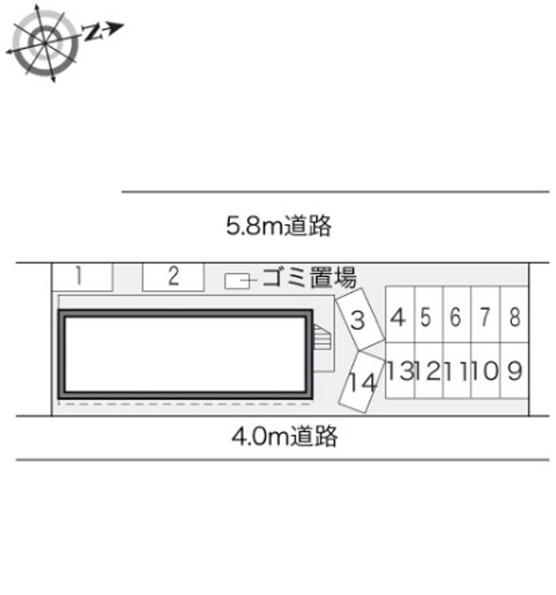 レオパレスｏｒｃｈｉｄ 駐車場